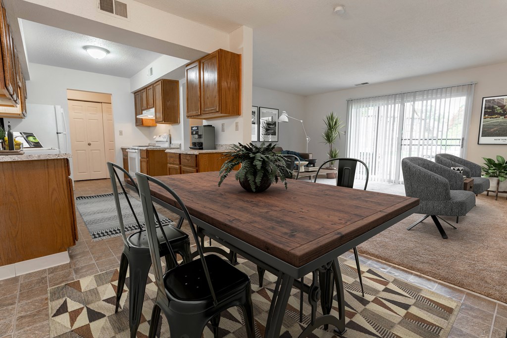 Dining With Kitchen at Candlewyck Apartments, Kalamazoo, MI