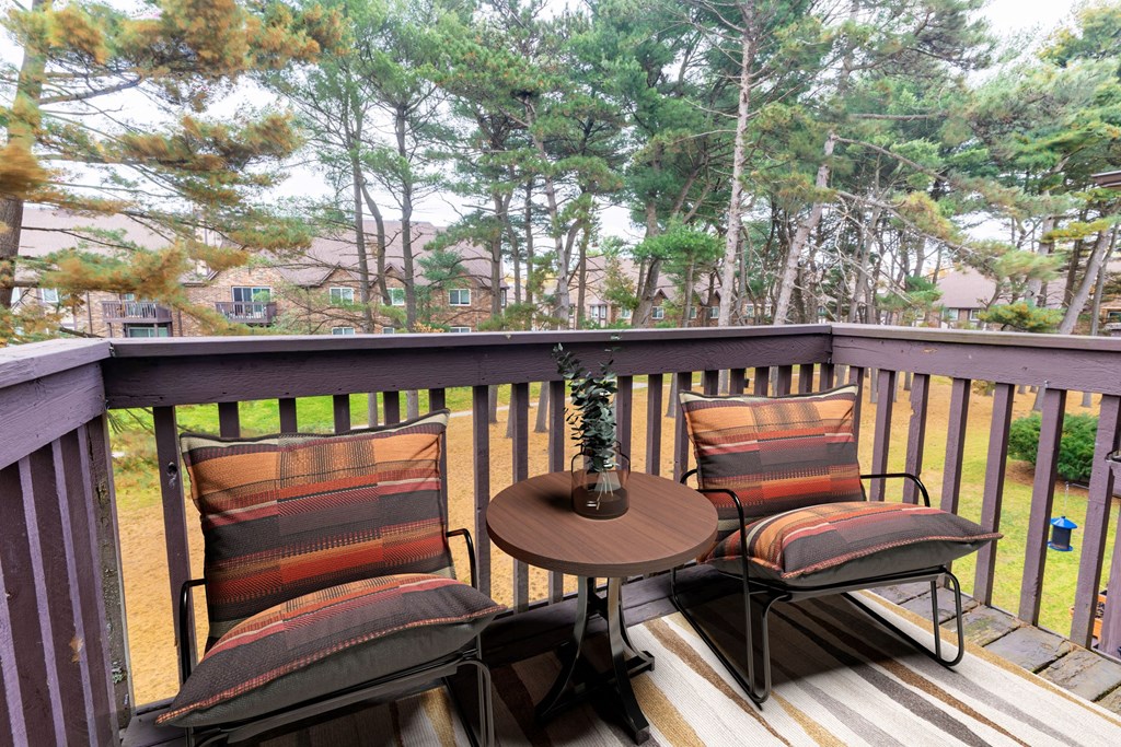 Spacious Balcony And patio at Candlewyck Apartments, Michigan, 49001