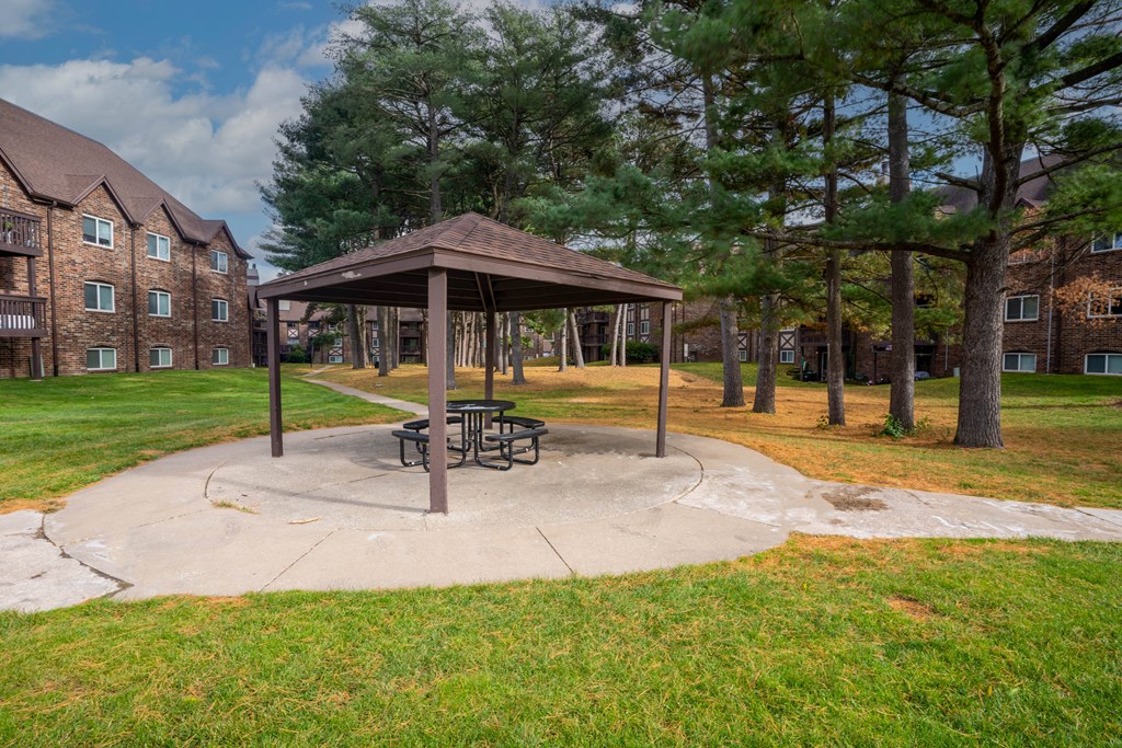 Picnic Area at Candlewyck Apartments, Michigan, 49001