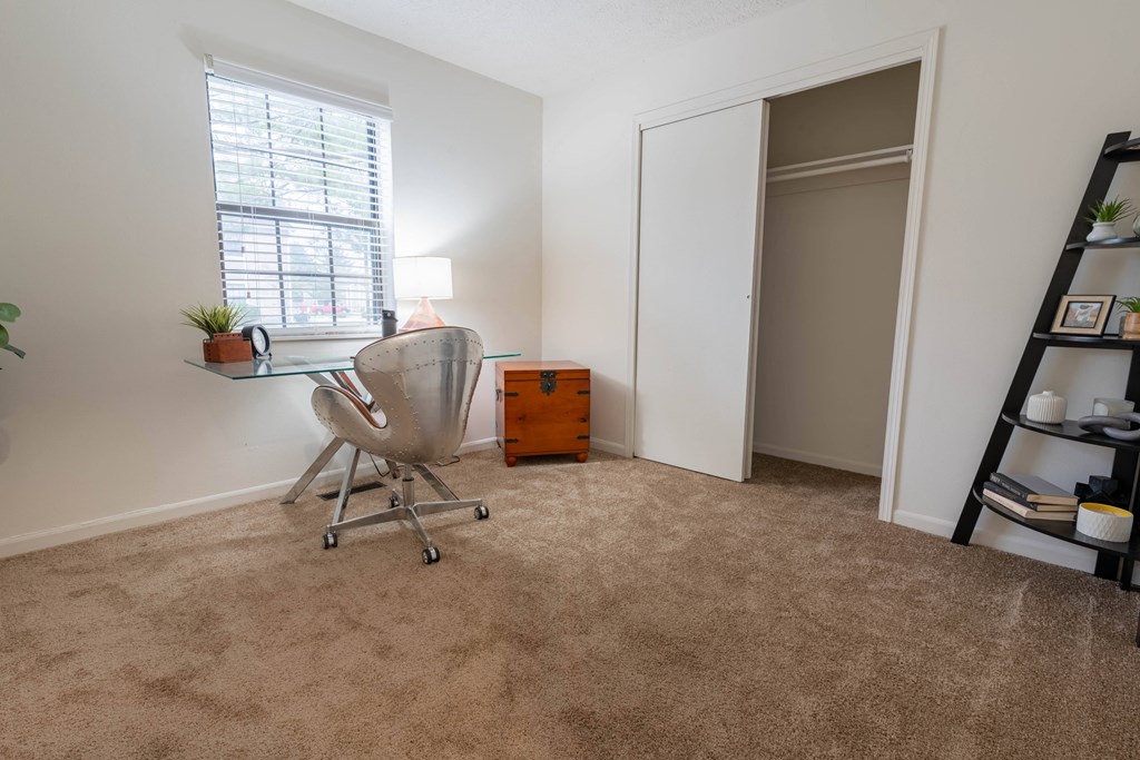 Closet View at Sandstone Court Apartments, Greenwood