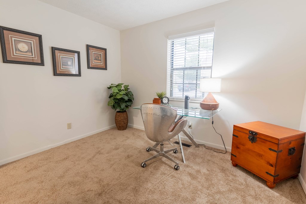 Desk at Sandstone Court Apartments, Greenwood, Indiana