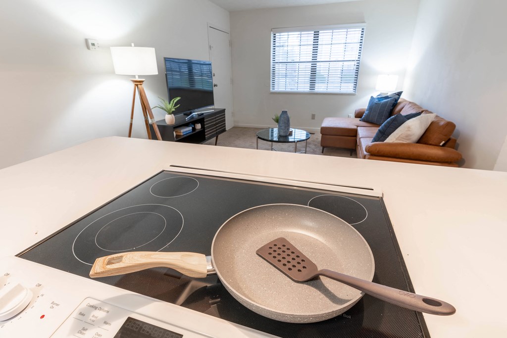 Kitchen Counter at Sandstone Court Apartments, Greenwood, IN, 46142