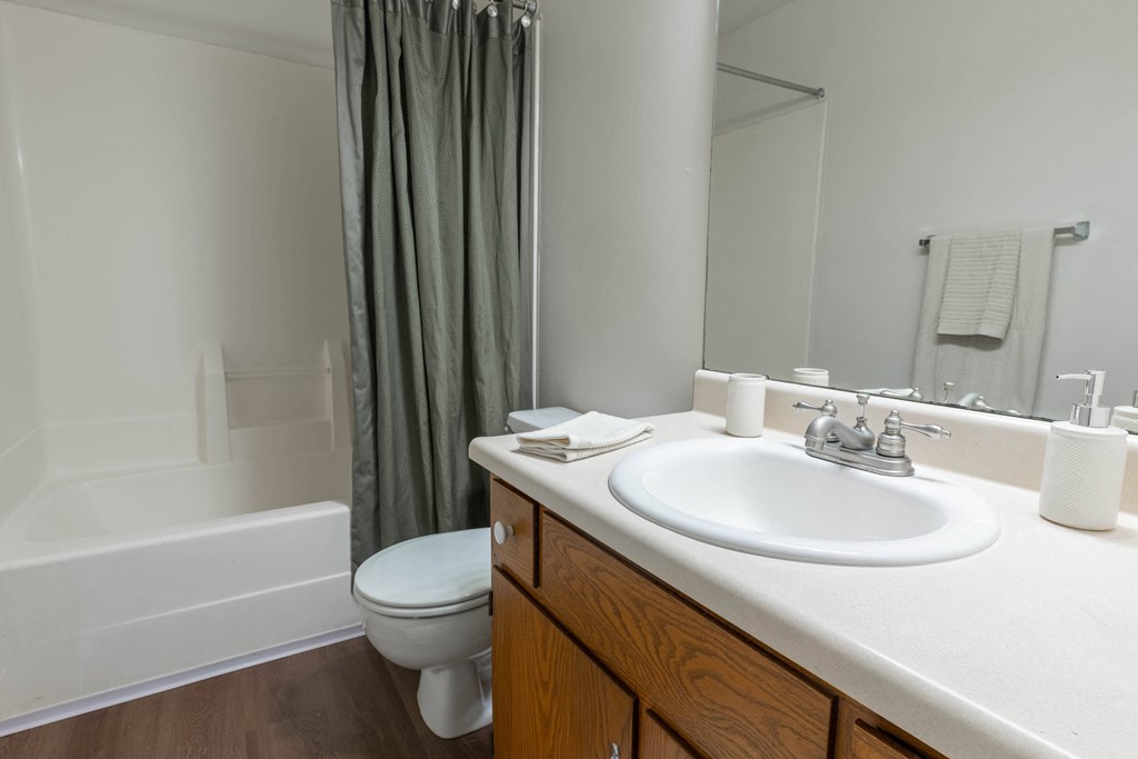 Oversized Soaking Tub In Bath at Sandstone Court Apartments, Indiana