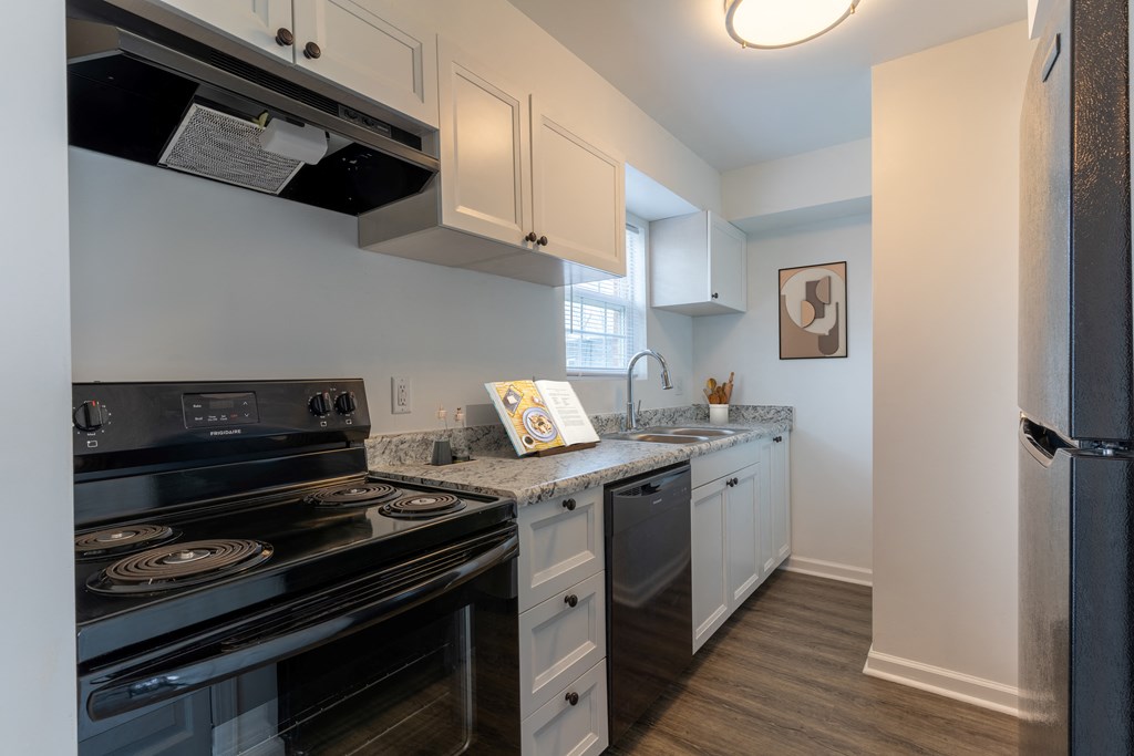 Chef-Inspired Kitchens Feature Stainless Steel Appliances at Olde Towne Apartments, Ohio