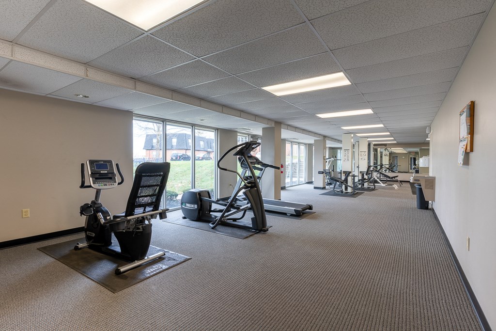 Modern Fitness Center at Olde Towne Apartments, Middletown, Ohio