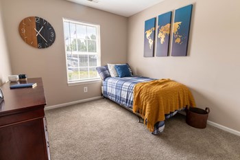 Comfortable Bedroom at HUB of New Albany, New Albany, Indiana - Photo Gallery 20