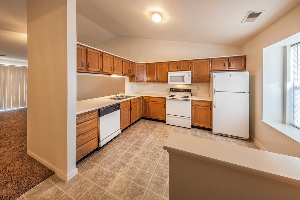 Spacious kitchen at Barton Farms in Greenwood, IN