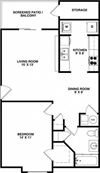 GULL 1 Bedroom 1 Bathroom Private Entry