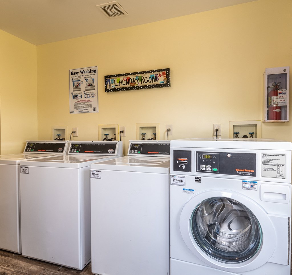 Modern Laundry Room at Meadow View Apartments and Townhomes, Ohio