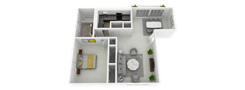 Spacious 1 Bedroom, 1 Bathroom at Olde Towne Apartments in Middletown, OH