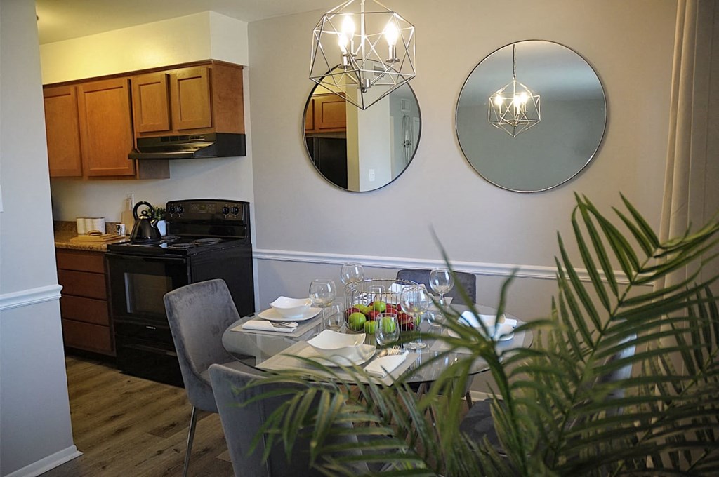 Spacious Dining Room at Pickwick Farms Apartments, Indianapolis, Indiana 46260