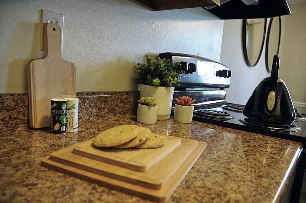 All electric kitchen at Pickwick Farms Apartments in Indianapolis, IN