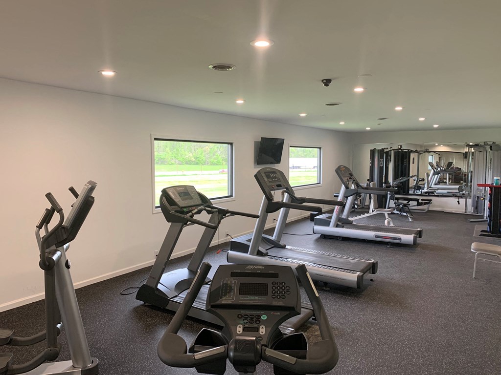 State of the Art Fitness Center at Pickwick Farms Apartments in Indianapolis, Indiana