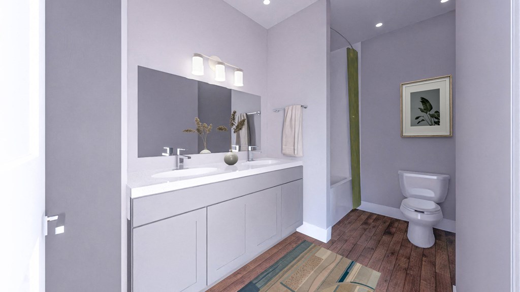 a bathroom with a sink and a toilet