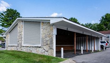Garage at Sandstone Court Apartments, Indiana