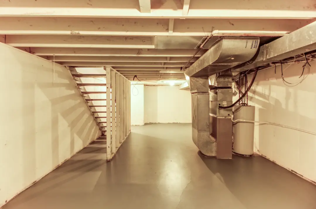 Large basement at Arbor Pointe Townhomes