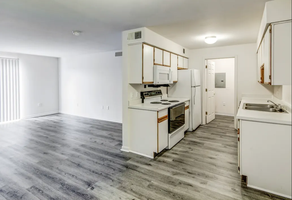 Updated Kitchen at Walnut Creek Apartments, Indiana