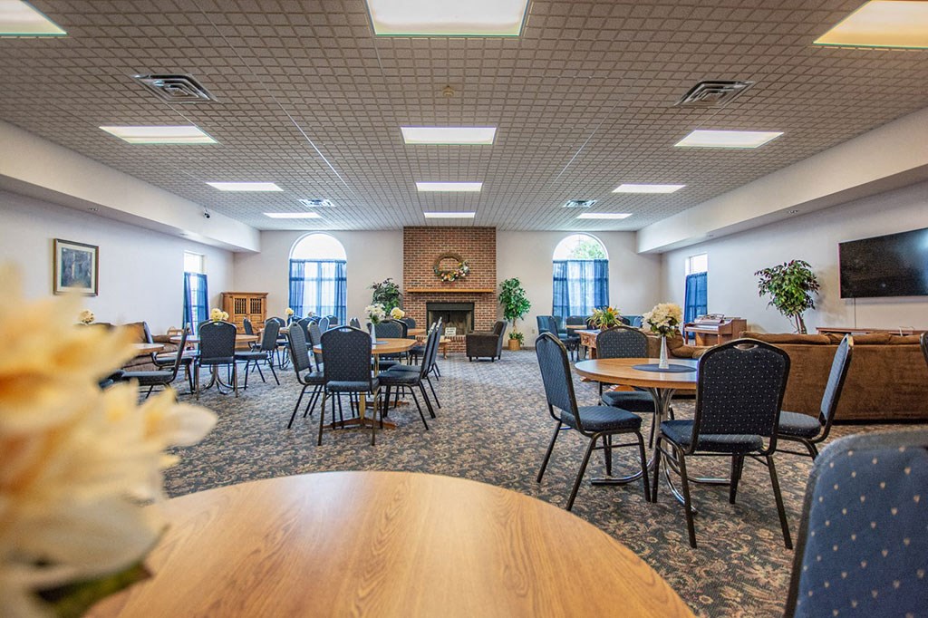 Banquet Hall View at Walnut Creek Apartments, Indiana