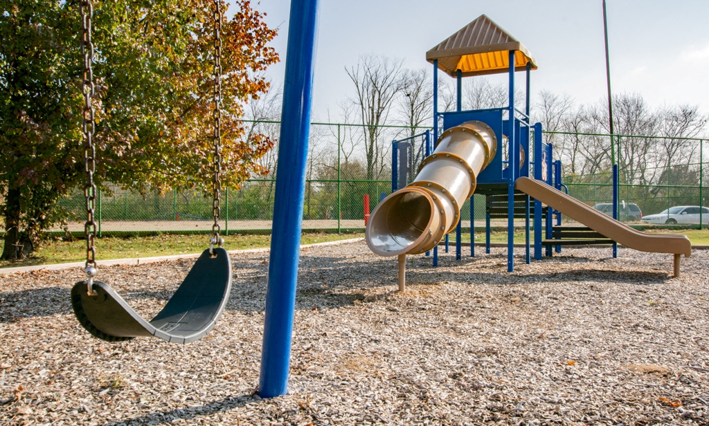Tot Lot and Playing Field at Waterstone Place Apartments, Indianapolis, IN