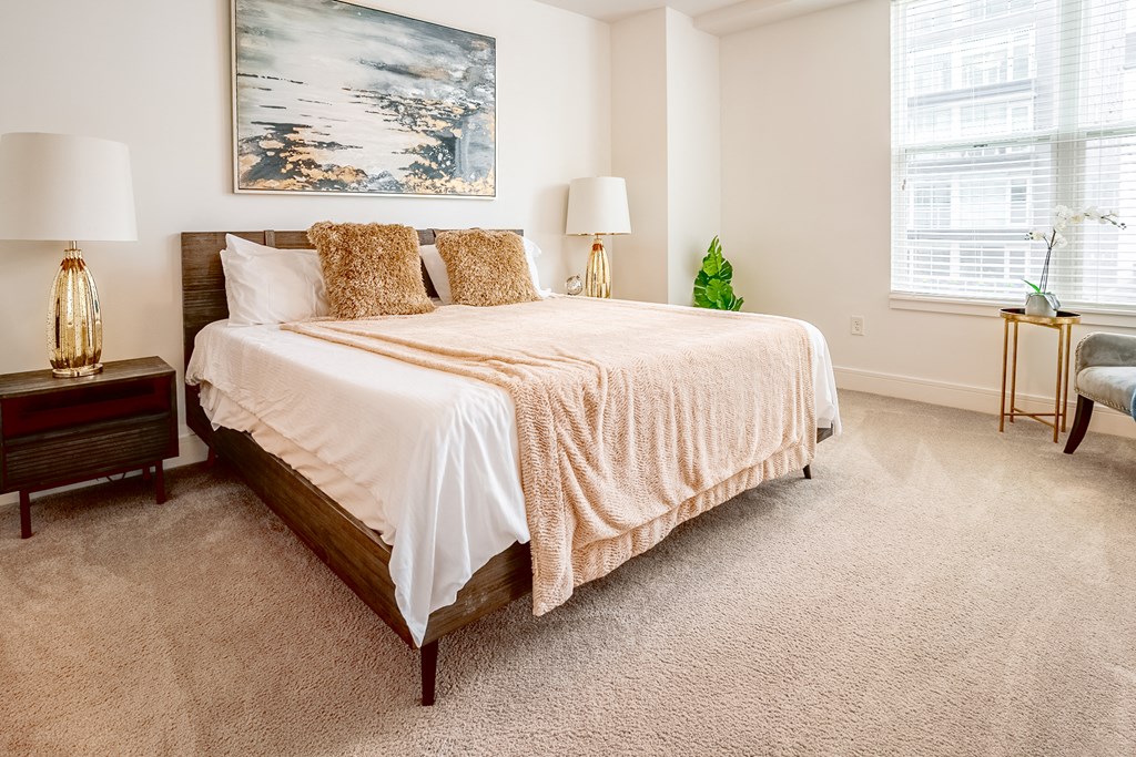 Gorgeous Bedroom at The Whit Apartments, Indianapolis