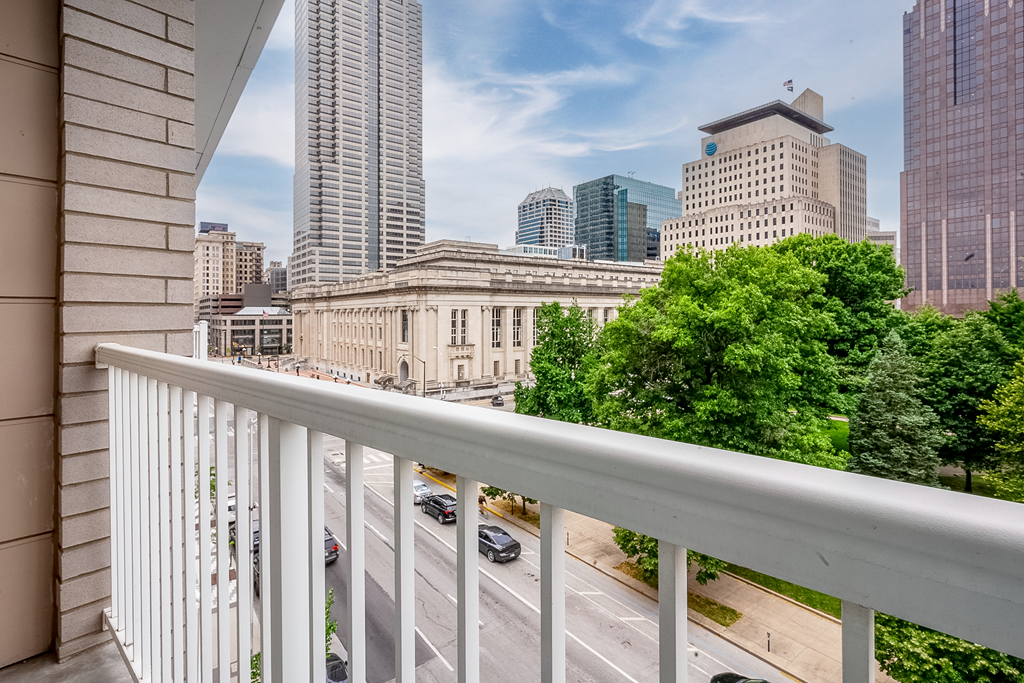 View From Balcony at The Whit Apartments, Indiana