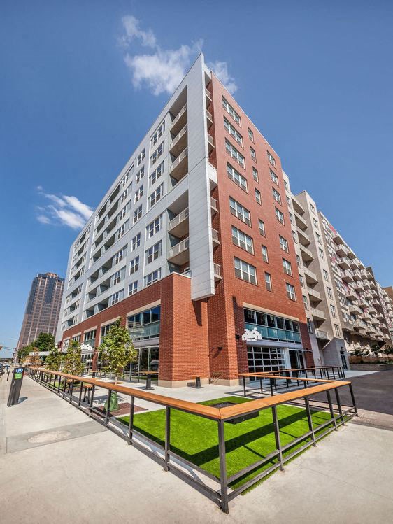 High Rise Building Exterior at The Whit Apartments, Indianapolis, 46204