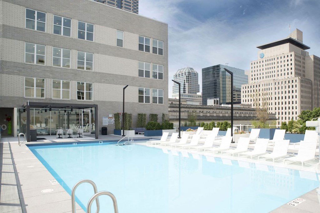 Swimming Pool at The Whit Apartments, Indianapolis