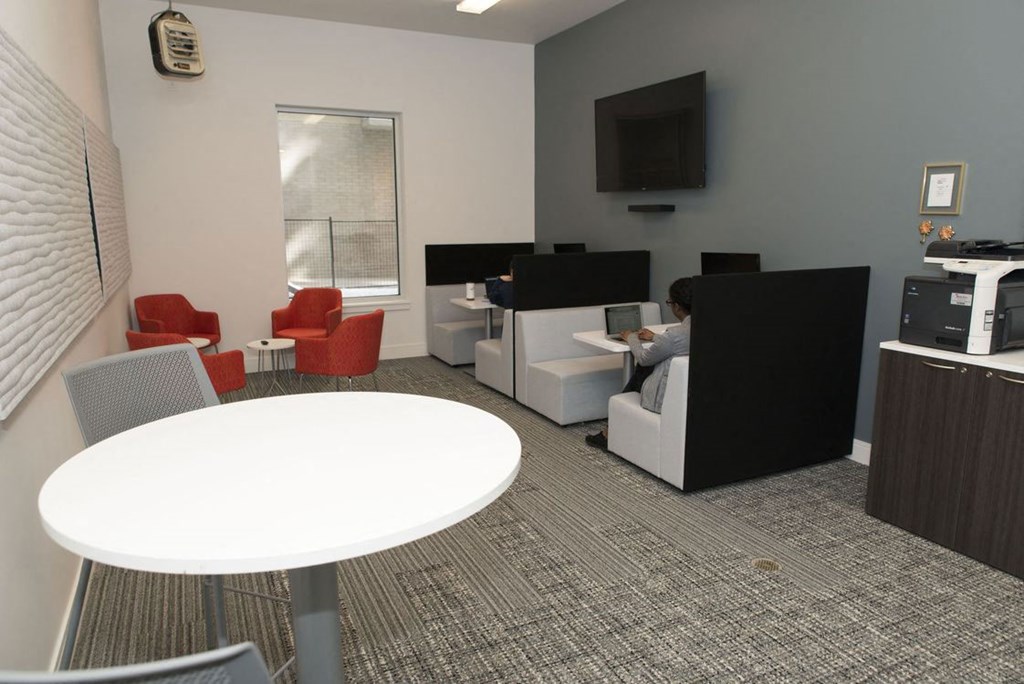 Work Space Area at The Whit Apartments, Indiana, 46204