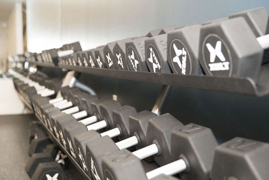 Dumbbells at The Whit Apartments, Indiana, 46204