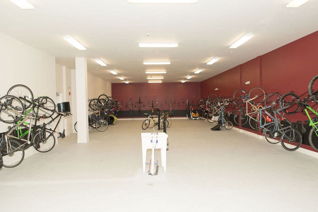Bike Storage at The Whit Apartments, Indiana