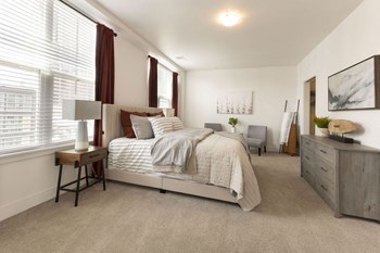 Spacious Bedroom at The Whit Apartments, Indianapolis - Photo Gallery 8