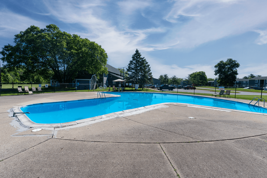 a swimming pool  at Pickwick Farms Apartments, Indianapolis, Indiana