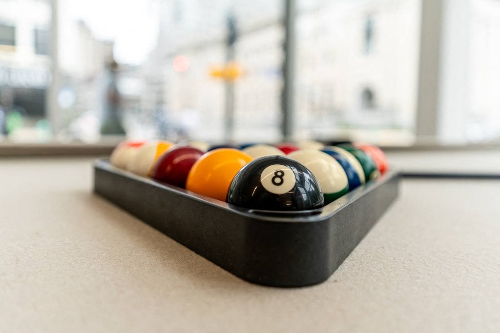 Close Look Of Billiards Table at The Whit Apartments, Indianapolis, IN, 46204