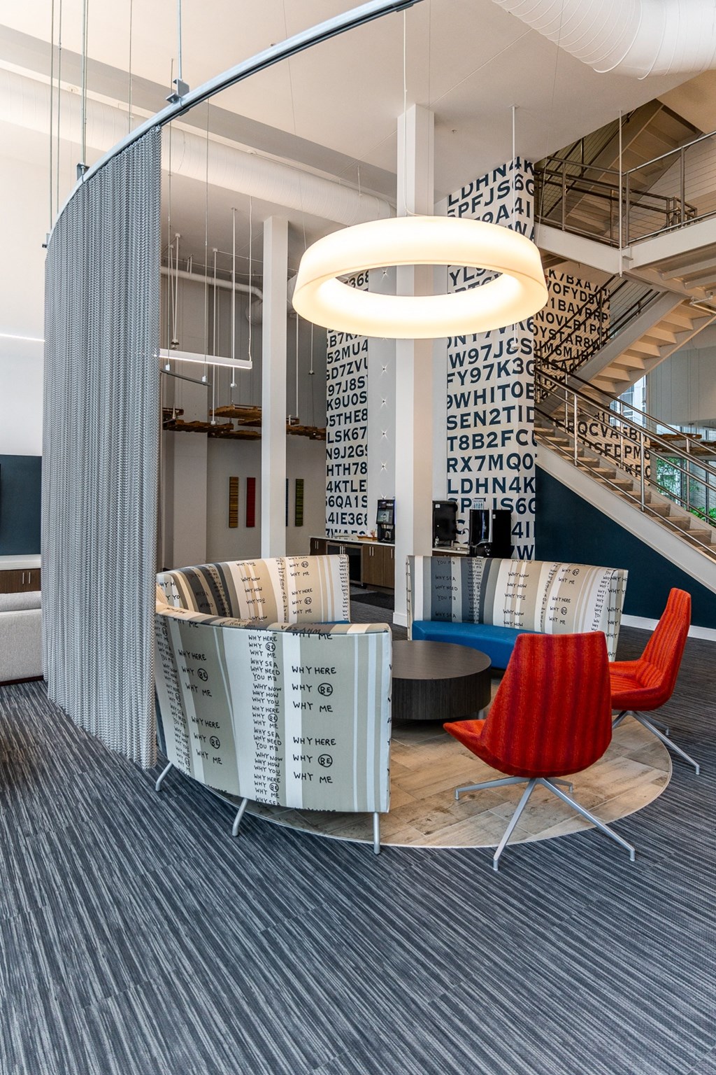 Lobby Area at The Whit Apartments, Indianapolis, Indiana