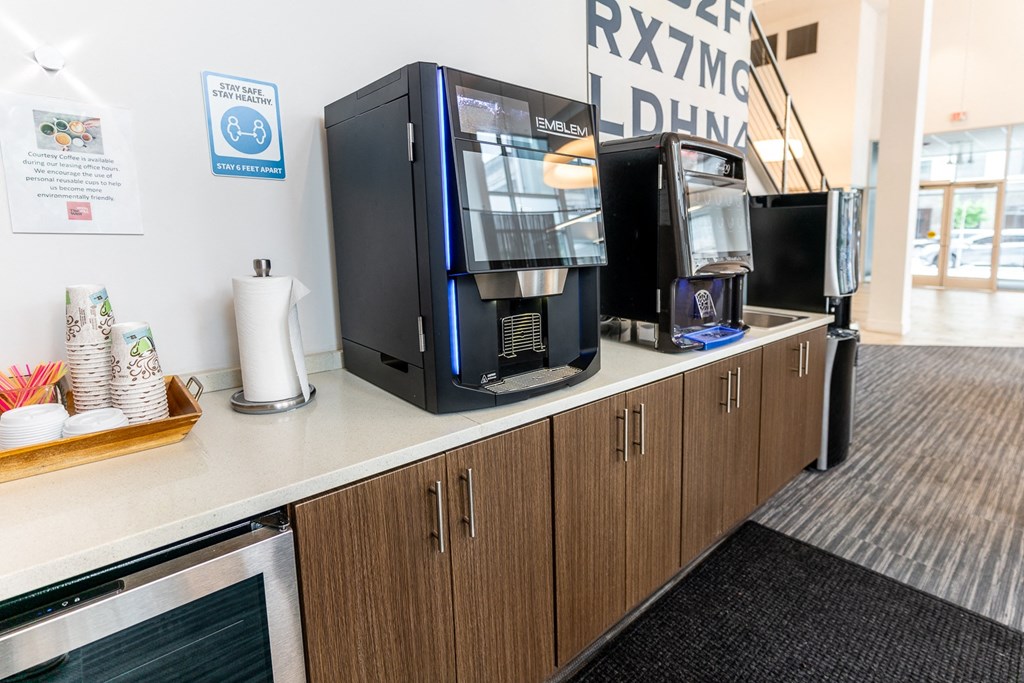 Coffee Machines at The Whit Apartments, Indianapolis, 46204