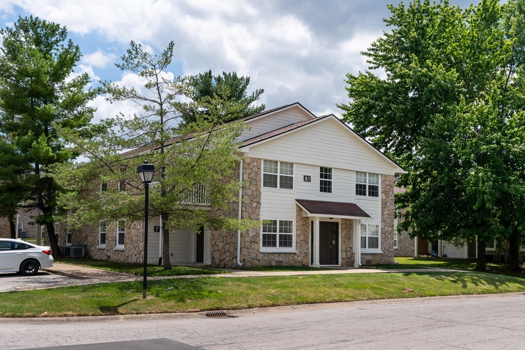 Car Parking Area at The Court at Sandstone Apartments, Greenwood, Indiana