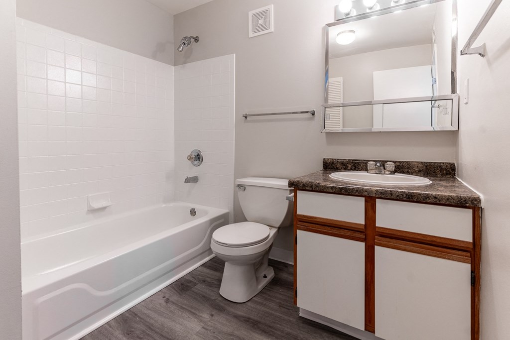 Bathroom With Bathtub at Walnut Creek Apartments, Kokomo, IN