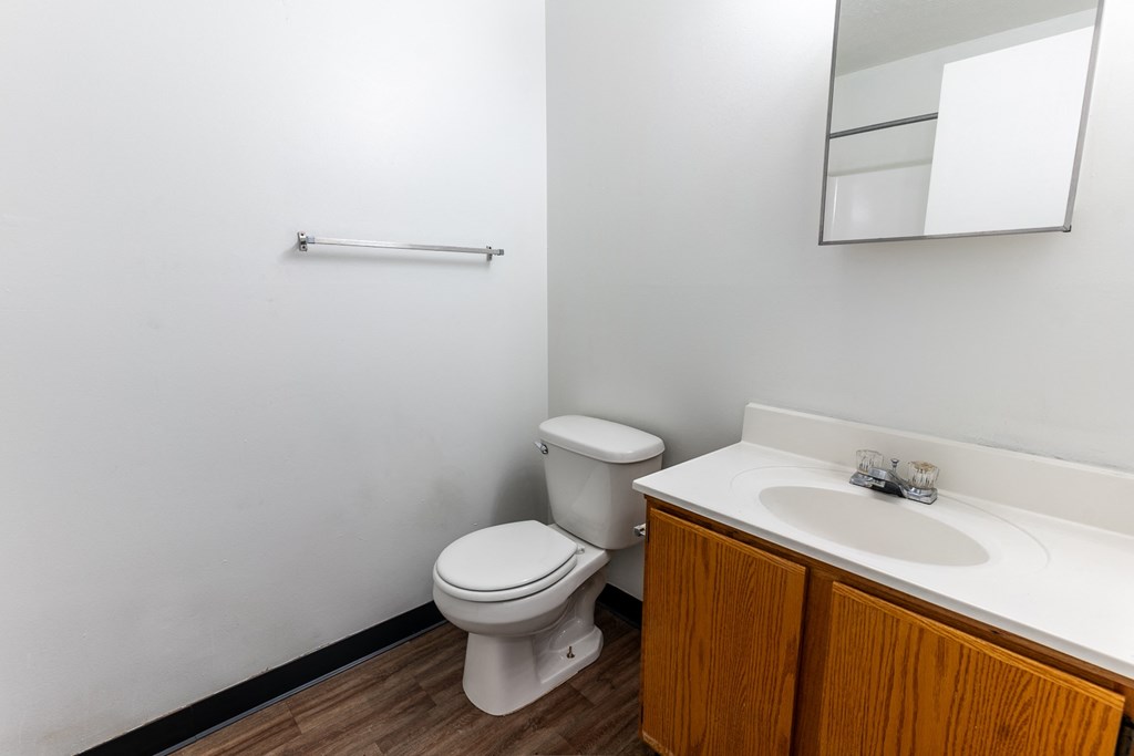 Modern Bathroom at HUB of New Albany Apartments, Indiana