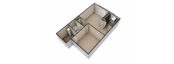 Juniper 1 Bed | 1 Bath | 635 Sq. Ft.  at Camelot East Apartments, Ohio