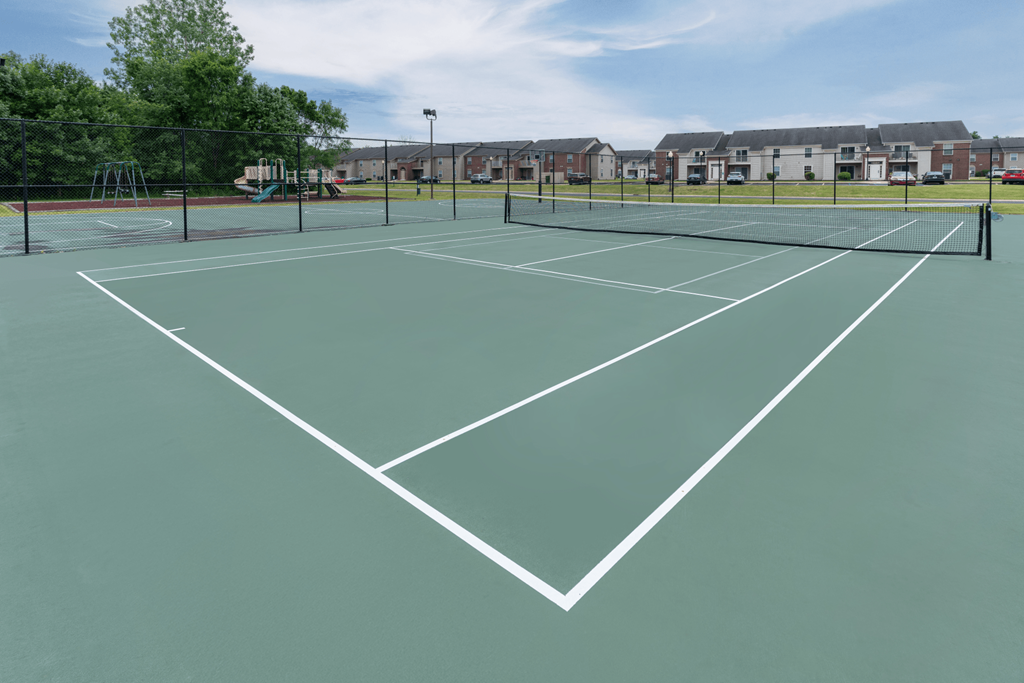 Open Tennis Court at Walnut Creek Apartments, Kokomo, 46902