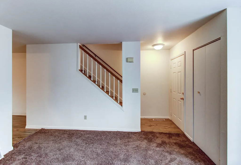 Living Room With Loft at Arbor Pointe Townhomes, Battle Creek, Michigan