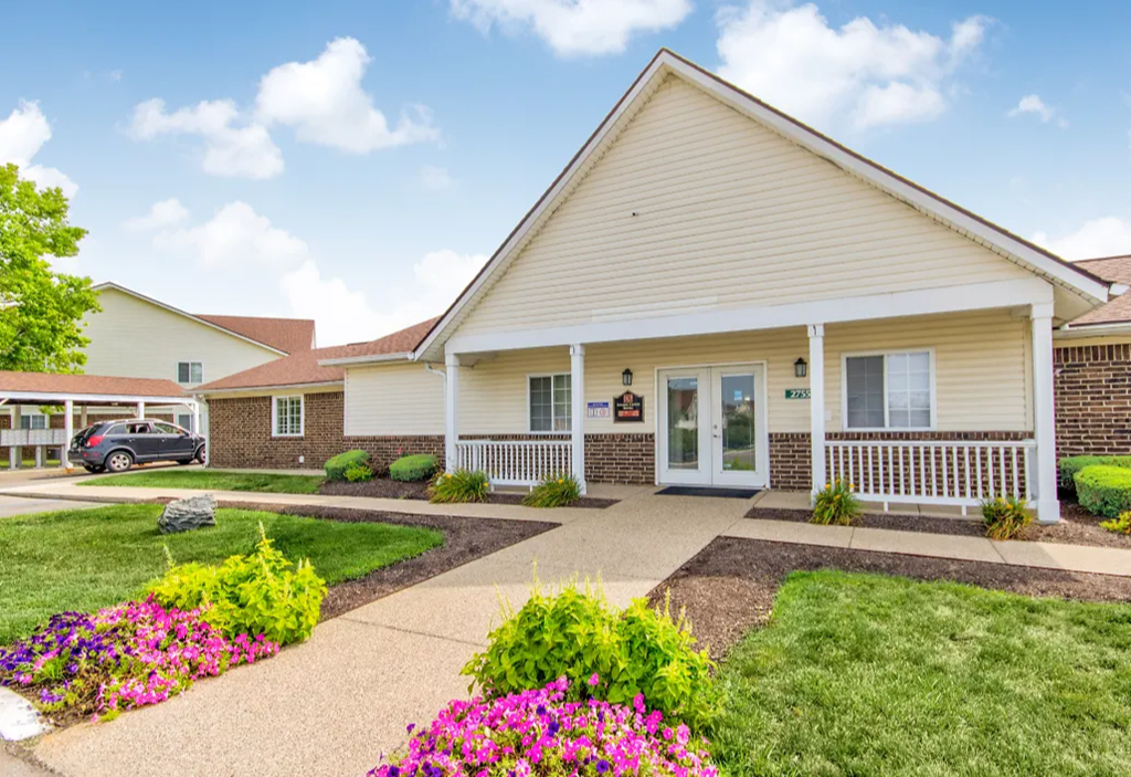 On-site leasing office at Waterstone Place Apartments, Indianapolis, IN, 46229