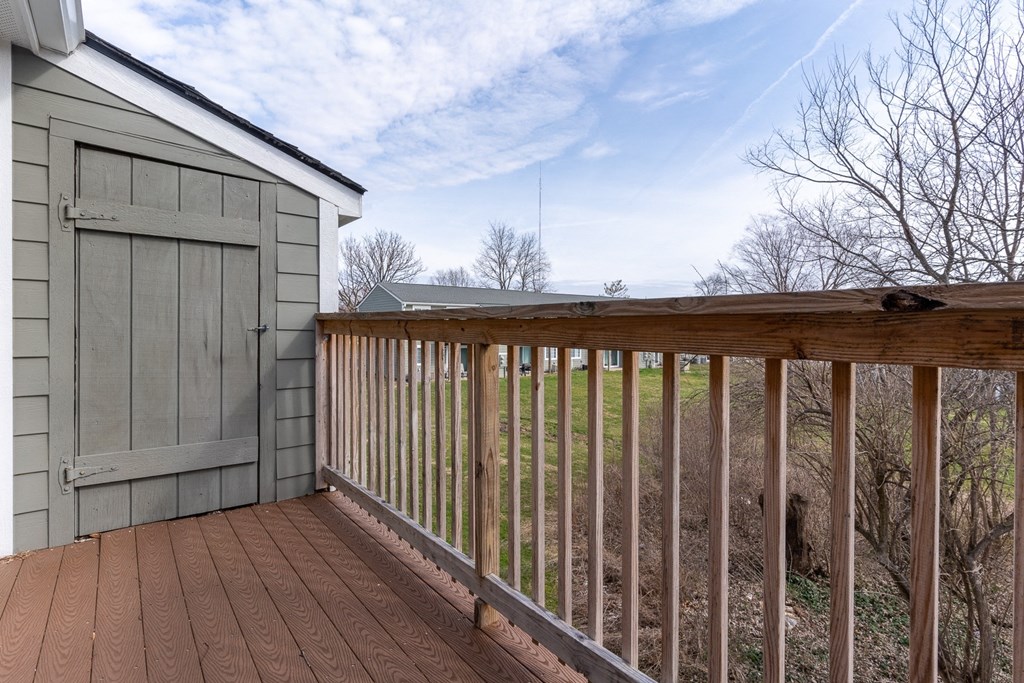 Large Balcony at Pickwick Farms Apartments, Indianapolis, IN, 46260