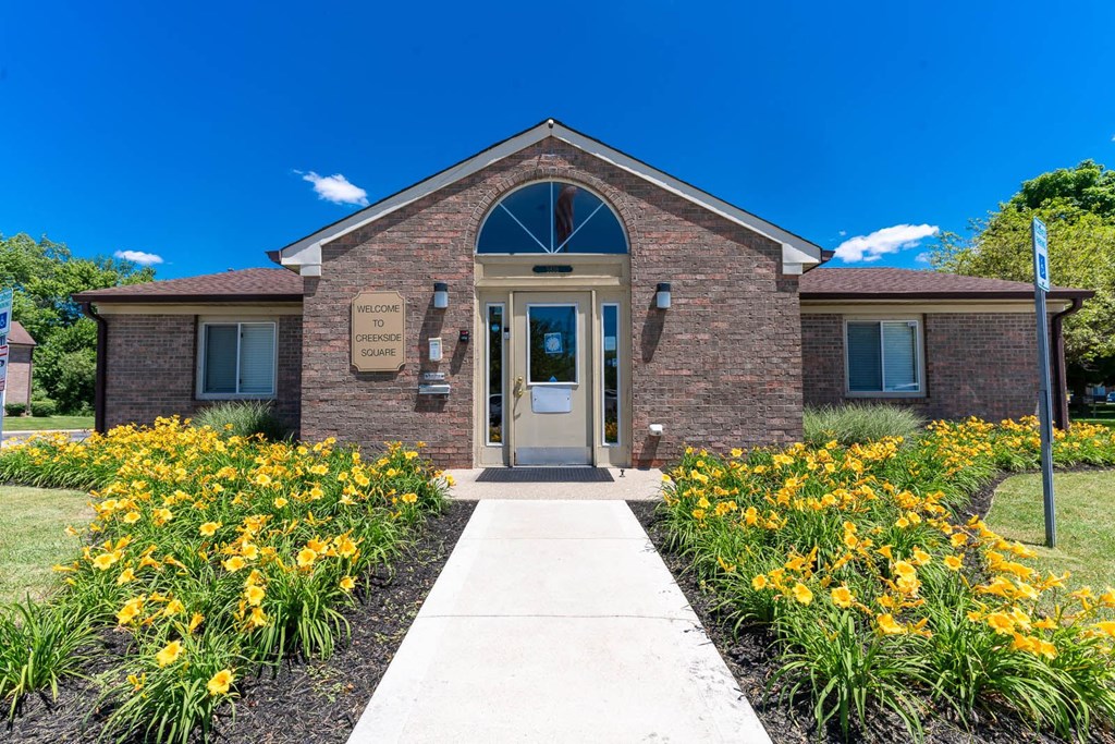 The Clubhouse and office at Creekside Square Apartments, Indianapolis, IN 46254
