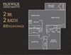 2 BR, 2 Bath Floor Plan 3D View at Pickwick Farms Apartments, Indianapolis 2 BR, 2 Bath Floor Plan 3D View at Pickwick Farms Apartments, Indianapolis