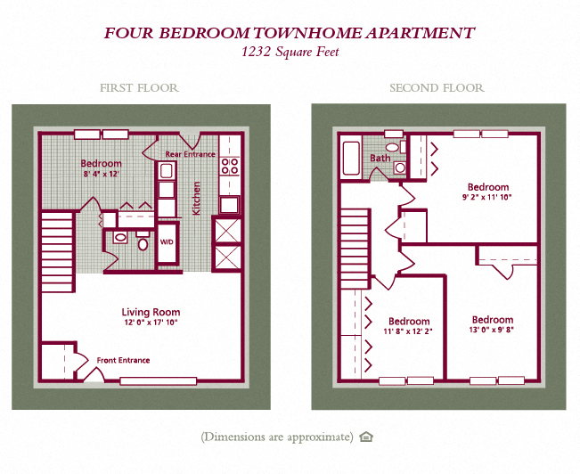 4 Bedroom/ 2 Full Bath
