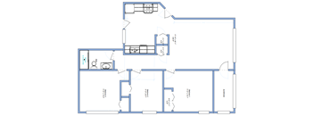 a floor plan of a house