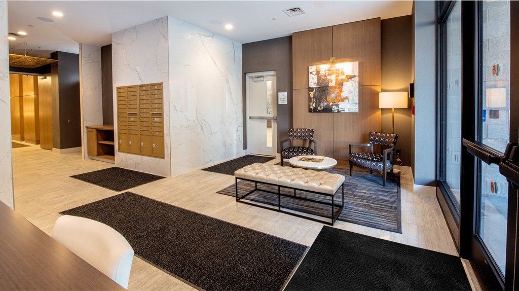 beautiful living room at Nineteen North, New York