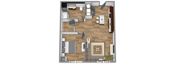 1 bedroom 7
