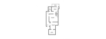 318-4 One Bedroom at University Commons Apartments, Oakland, Pittsburgh